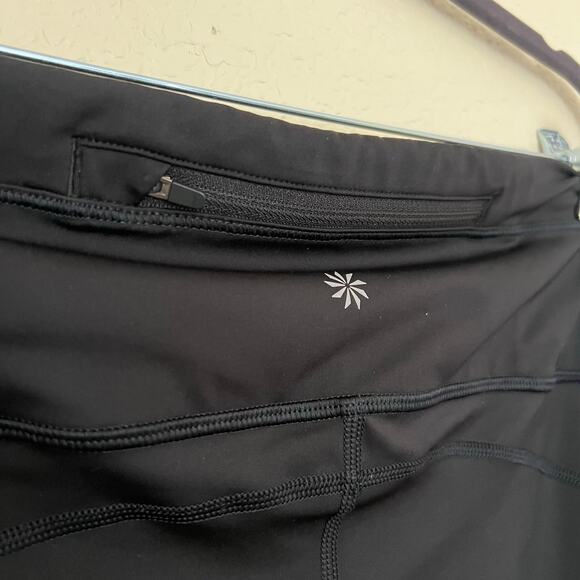 Athleta Accelerate 7/8 Tight Leggings Black 3X Plus Size High Rise Stretch - Picture 7 of 12